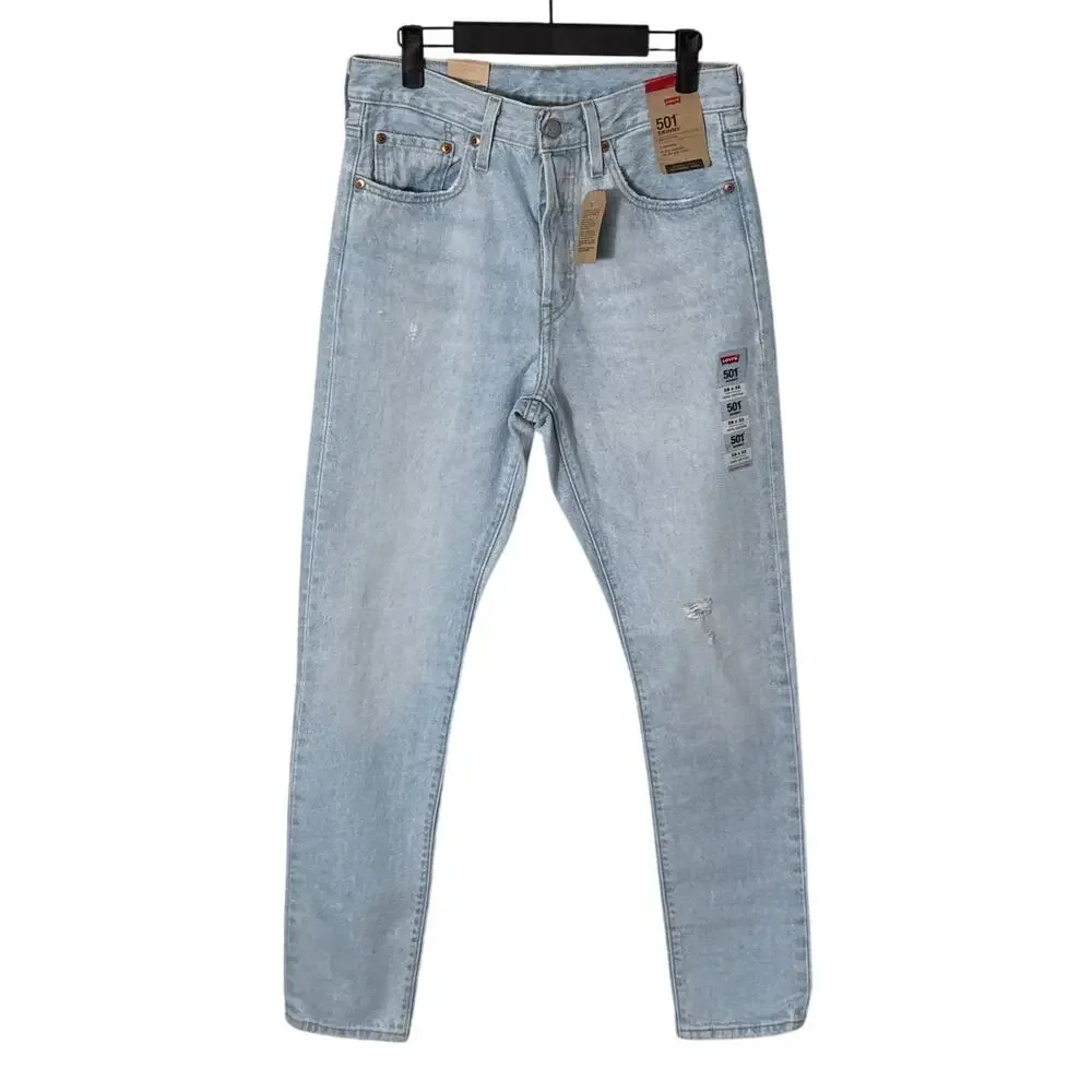 NWT Levi's 501 Skinny Women's Jeans‎ in Light Wash Size 28 x 32